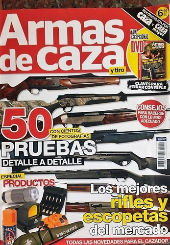 Revista Armas De Caza Y Tiro. Con Dvd. Rifles Y Escopetas
