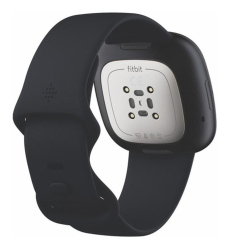 Imagen 3 de 4 de Smartwatch Fitbit Sense 1.59" caja de aluminio anodizado graphite stainless steel, malla carbon de elastómero y aluminio anodizado FB512