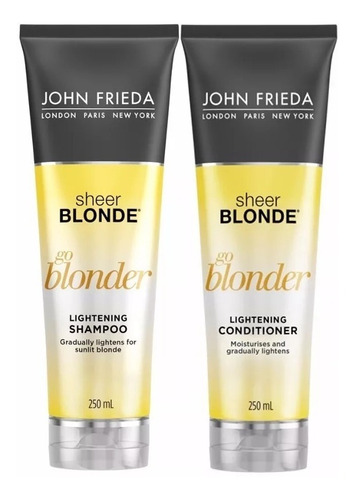 Kit John Frieda Sheer Blonde  Shampoo + Condicionador 250ml