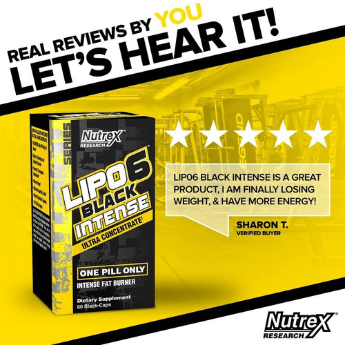Lipo 6 Black Intense Nutrex Americano Adelgazante Keto