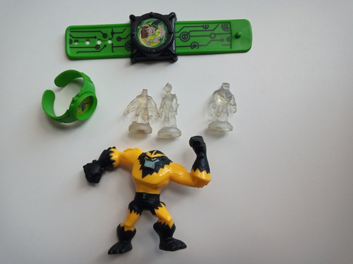 Lote Ben 10 Reloj X 2 Y Muñeco Shocksquatch