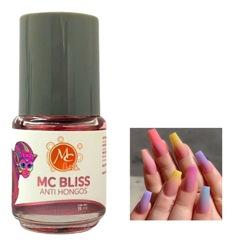 Mc Nails Mc Bliss Anti Hongos Para Pedicure Manicure 15ml