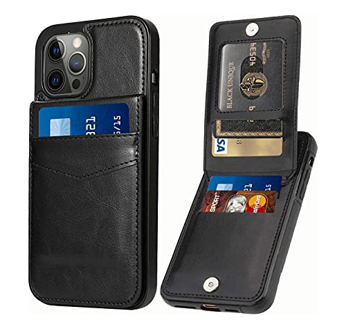 Seabaras iPhone 13 Pro Wallet Case With Credit Card R573w