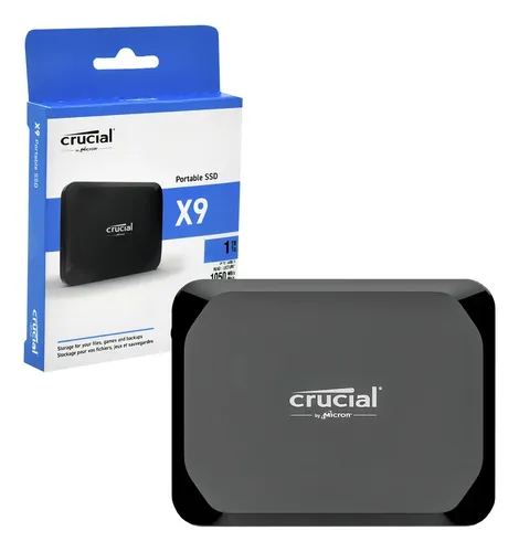 Ssd Externo 1tb Usb C 3.2 1050mb/s Leit X9 Series Crucial