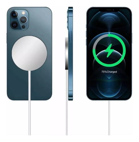 Carregador Sem Fio Indução Compatível C/ iPhone Turbo 15w