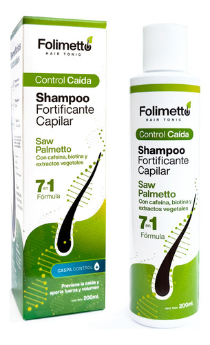 Shampoo De Sabal Anticaída Alopecia Caída Pelo Hombre Mujer