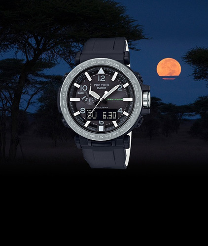 Relógio Casio Protrek Prg 650y 1cr Triple Sensor
