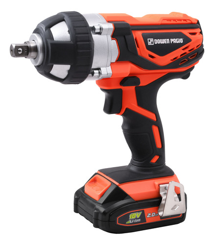 Imagen 2 de 11 de Llave De Impacto Bateria Ion Litio 18v Dowen Pagio