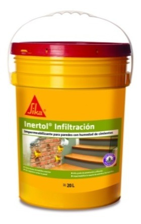 Imagen 2 de 7 de Sika Inertol Infiltracion Humedad Cimiento 20lt