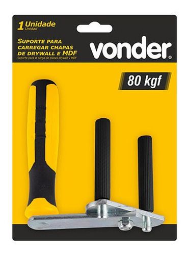 Suporte Para Carregar Chapas De Drywall E Mdf Vonder 80kgf