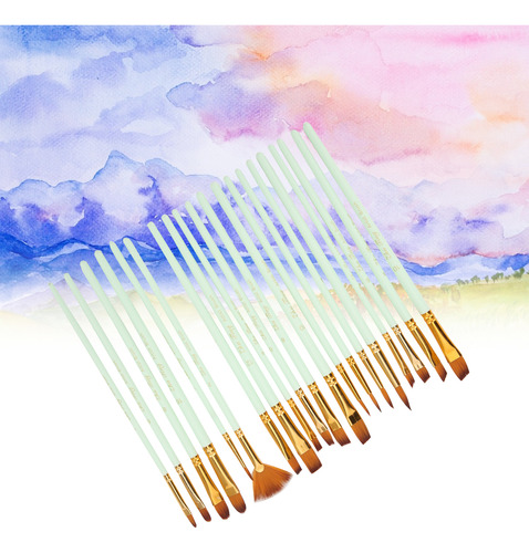 Conjunto De Pinceles De Acuarela Para Pintura Al Óleo