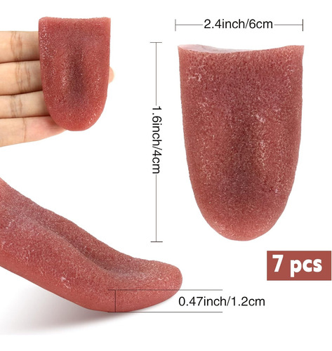Lengua Falsa Para Halloween, Lengua Falsa Horrible, Trucos D