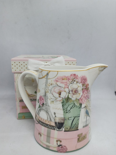 Bella Jarra De Porcelana París 600cc