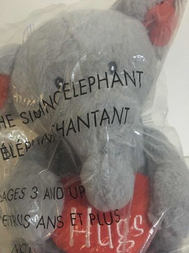 Peluche Elefante Musical A Pila 34cm Hugs Sellado