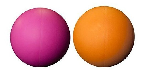 Lbs 2 pack Lacrosse Masaje Bolas   color Rosa Naranja