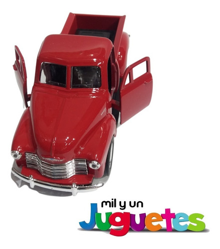 Imagen 5 de 8 de Chevrolet 3100 Pick Up 1953 De Metal Welly La Plata