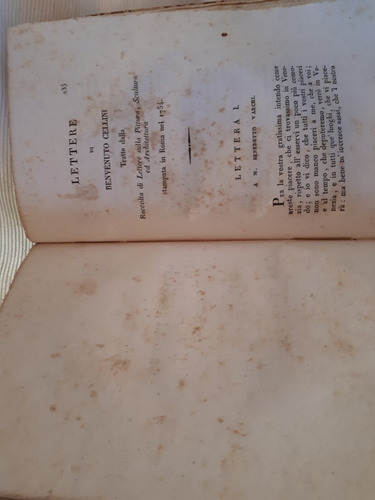 Opere Di Benvenuto Cellini 3 Vol Vita De Benvenuto Cel 1806