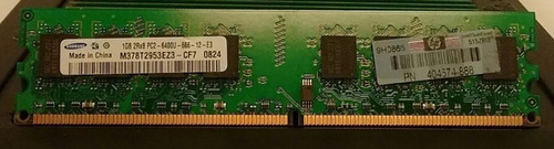 Lote De 2 X 1 Gb Ram Ddr2/1 Gb. Varias Marcas Y Velocidades