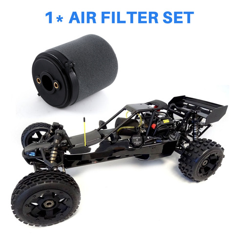 Juego De Filtros De Aire Apto Para 1/5 Hpi Km Rovan Baja 5b