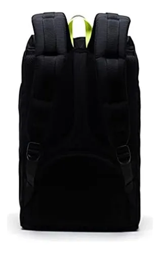 Herschel Supply Co. Little America Negro Enzima Amarillo Tal