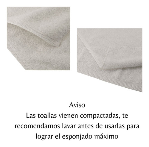 Toalla De Baño Completo 100% Algodón 80x145 Cm Extra Grande Color Blanco Lisa