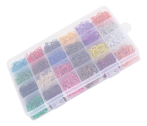 Broche De Seguridad De Aleación De 24 Colores Para Tejer, 12