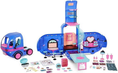 Set 2 En 1 Glamper Y Muñeca Exclusiva Lol Surprise Con Luces