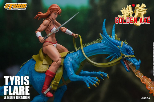 Storm Collectibles Golden Axe Tyris Flare & Blue Dragon 2pck