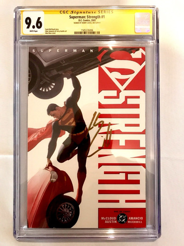 Autografo De Henry Cavill Superman Comic Cgc Autografiado (Usado)