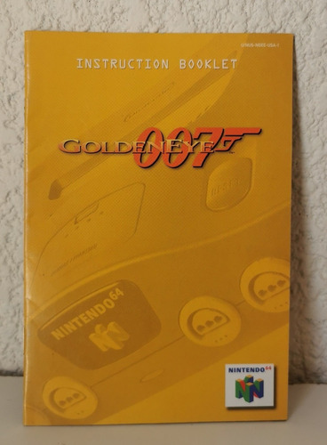 007 Golden Eye Para Nintendo 64 - N64 Con Manual (Usado)
