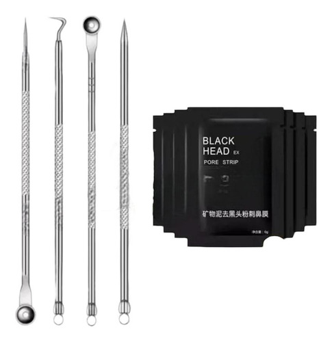 Kit Sacacomedones Removedor Puntos Negros Acne + Mascarillas