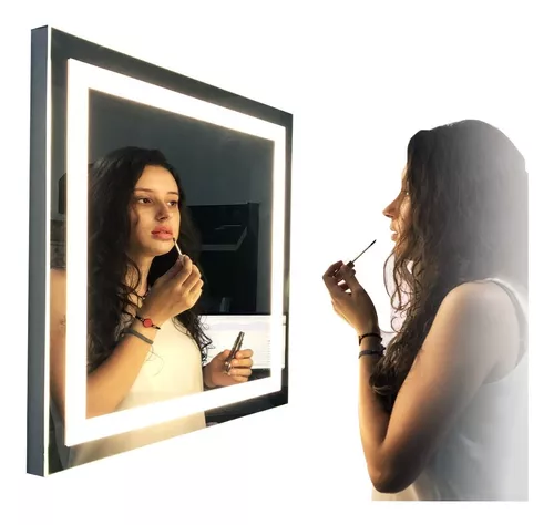 Espelho Para Banheiro De Parede Maquiagem Camarim 0,60 X0,60