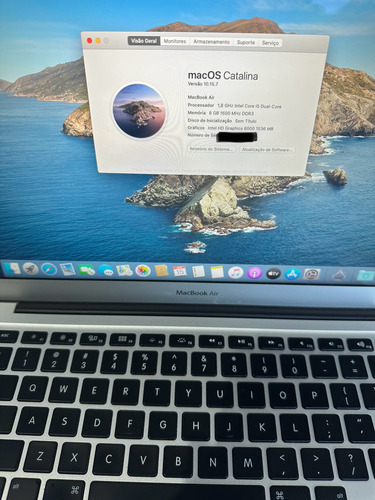 Macbook Air Macboor Air - 2017 Prateado (Usado)