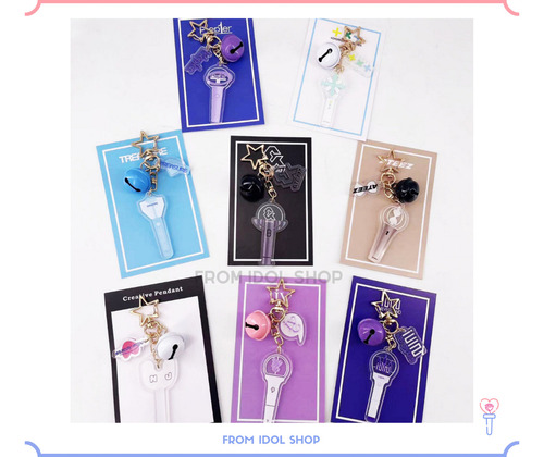 Llavero De Kpop ( Light Stick ) Cascabel Colgante