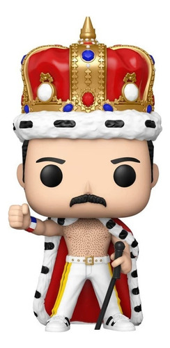 Figura de acción  Freddie Mercury King Funko Pop Rocks 184