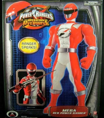 Power Rangers Operation Overdrive Red Sentínel Zord Ranger (Usado)