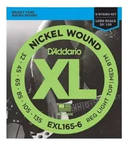 Comprar Bajo Eléctrico Cuerdas Daddario Bajo Exl165-6 32 135 6cuerda