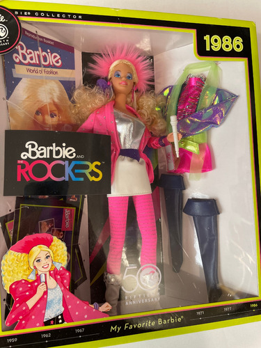 Barbie And The Rockers My Favorite Barbie Mattel 2008 Repro (Usado)