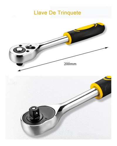 Goxawee® 108pzs Juego De Herramientas Mecánicas Desarmadores Kit Combinadas para automóvil