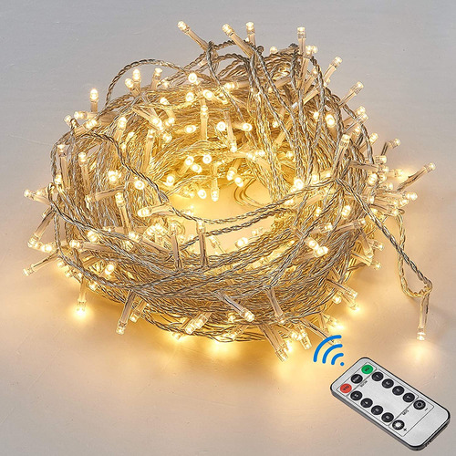 Luces Navideñas De 33 Pies, 100 Led, Luces Decorativas...