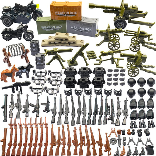 Ww2 Militar Soldier Soldier Pack Accessors Kits Juguetes, Bl