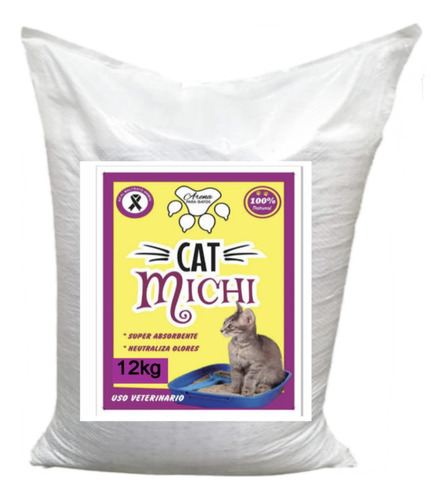 Arena Sanitaria Para Gatos Cat Michi  25k