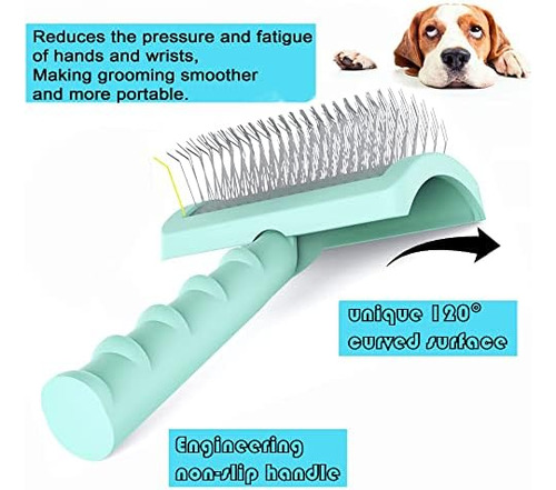 Tinypoint Cepillo Grande Para Perros, Gatos, Cepillo Par 001
