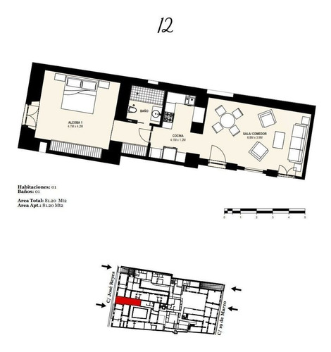 Imagen 8 de 13 de Apto 23, 2da, La Castilla Luxury Residence, Zona Colonial