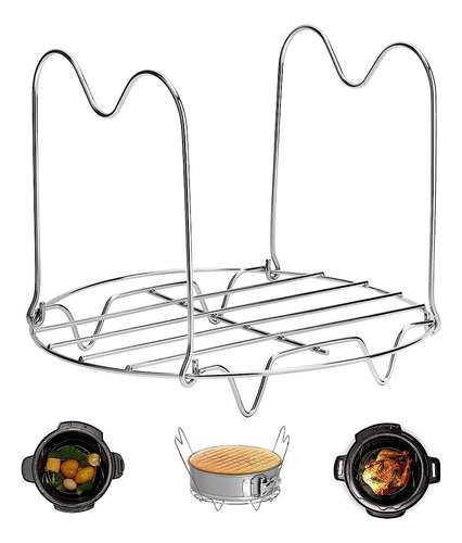 ~? Steamer Rack Trivet Con Asas Compatible Con Accesorios In