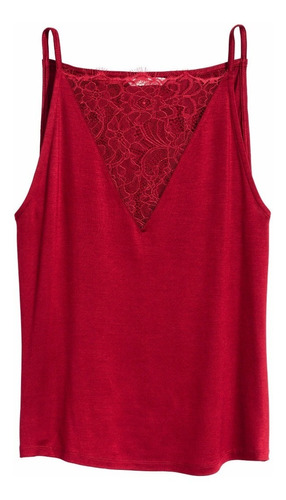 Musculosa De Vestir H&m Con Encaje