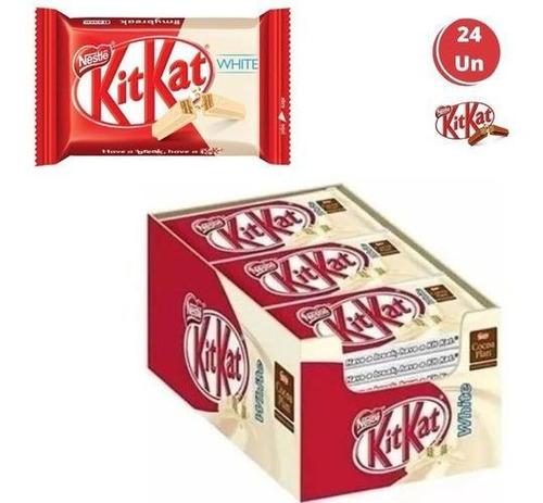 Chocolate Kit Kat- Kit C/ 3 Caixas De 41,5g C/24 Uni Cada!