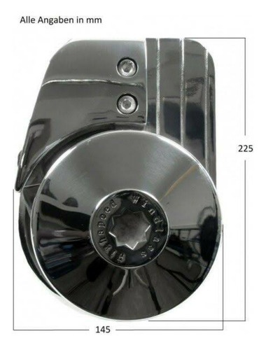 Guincho Elétrico Bada 12v Horizontal 1000w Corrente 8mm