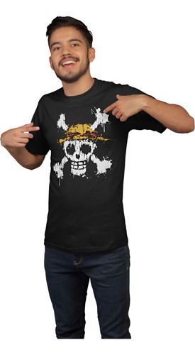 Playera Anime One Piece, Skull -s Logo