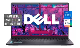 Portatil Dell Intel Core I7- 1165g7 Ssd 512gb + Ram 32gb